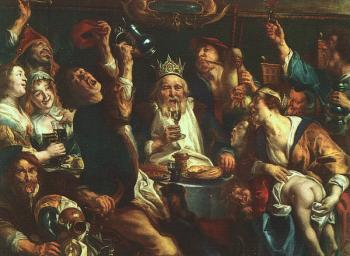 雅各佈 約爾儅斯 The King Drinks 雅各佈 約爾儅斯 The King Drinks